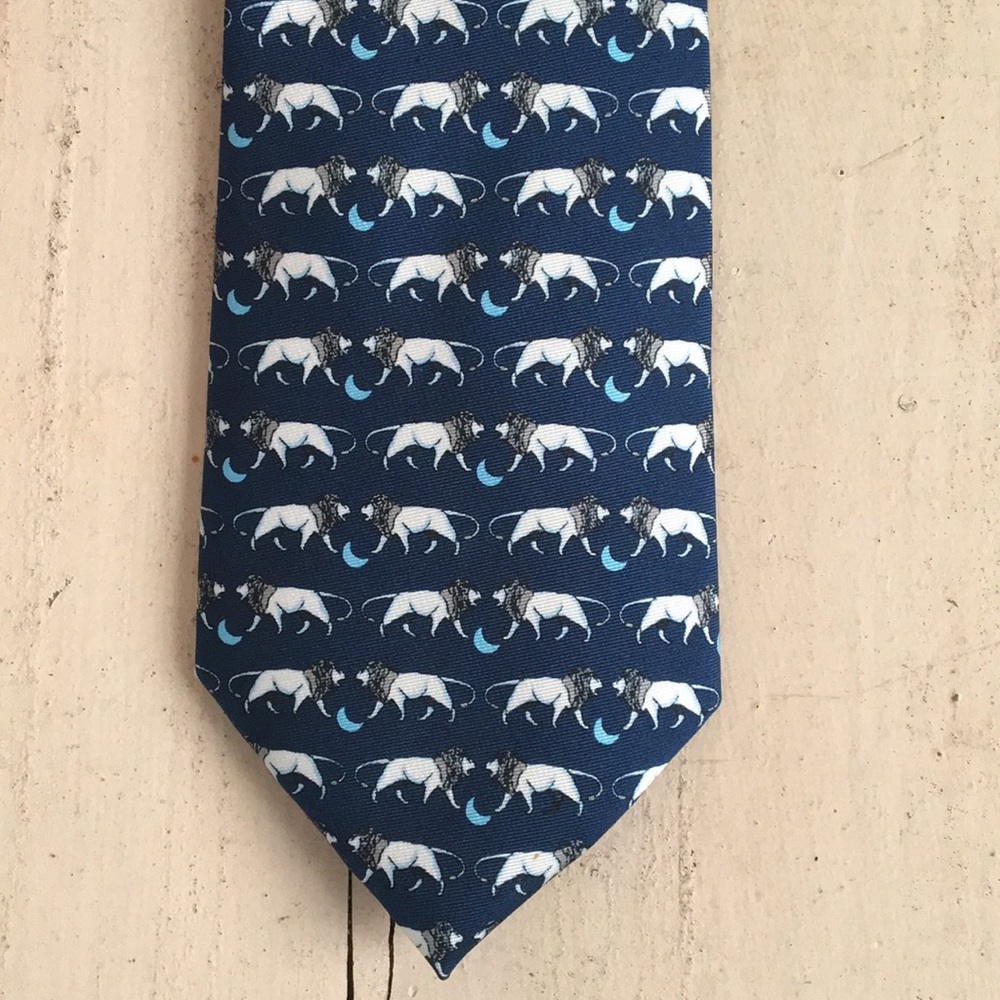 New Pelican Coast silk tie